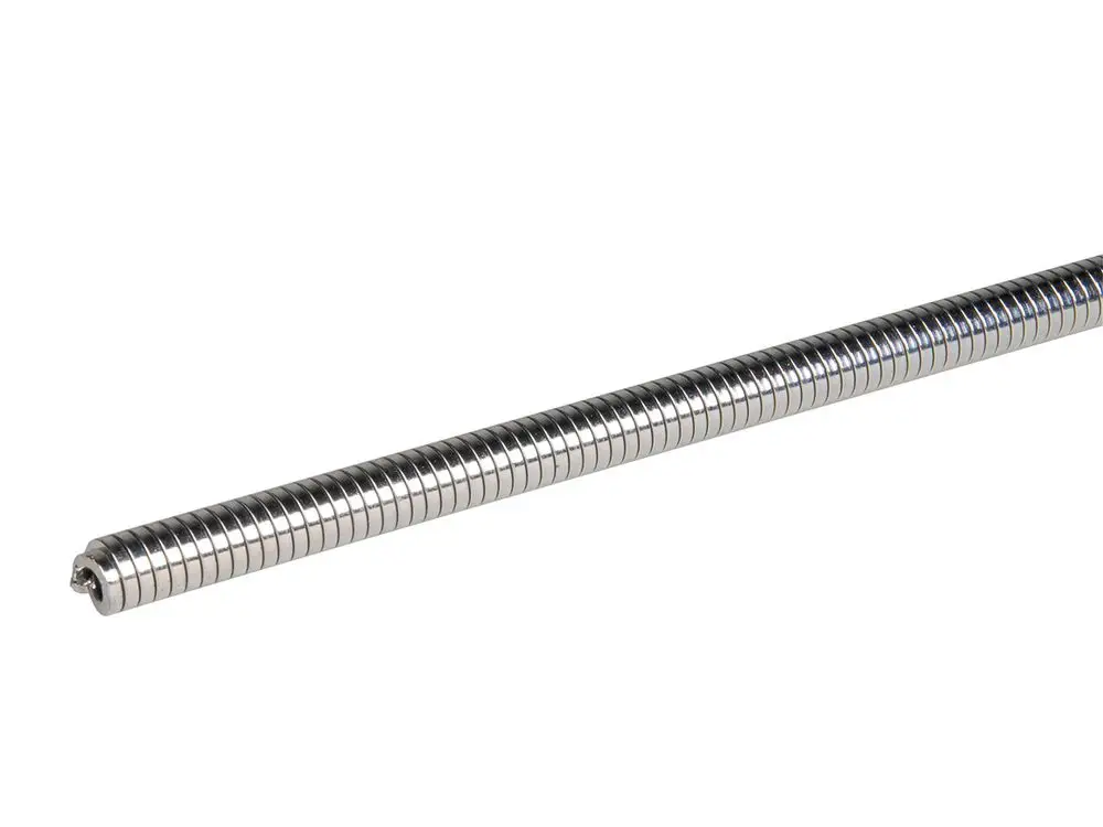Innenbiegefeder aus Metall mit spiralförmiger Struktur, von der Marke Fränkische, in länglicher Form ohne erkennbare Maße.